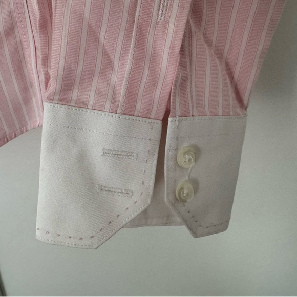 Vintage Brooks Brothers pink button down blouse - Picture 3 of 4